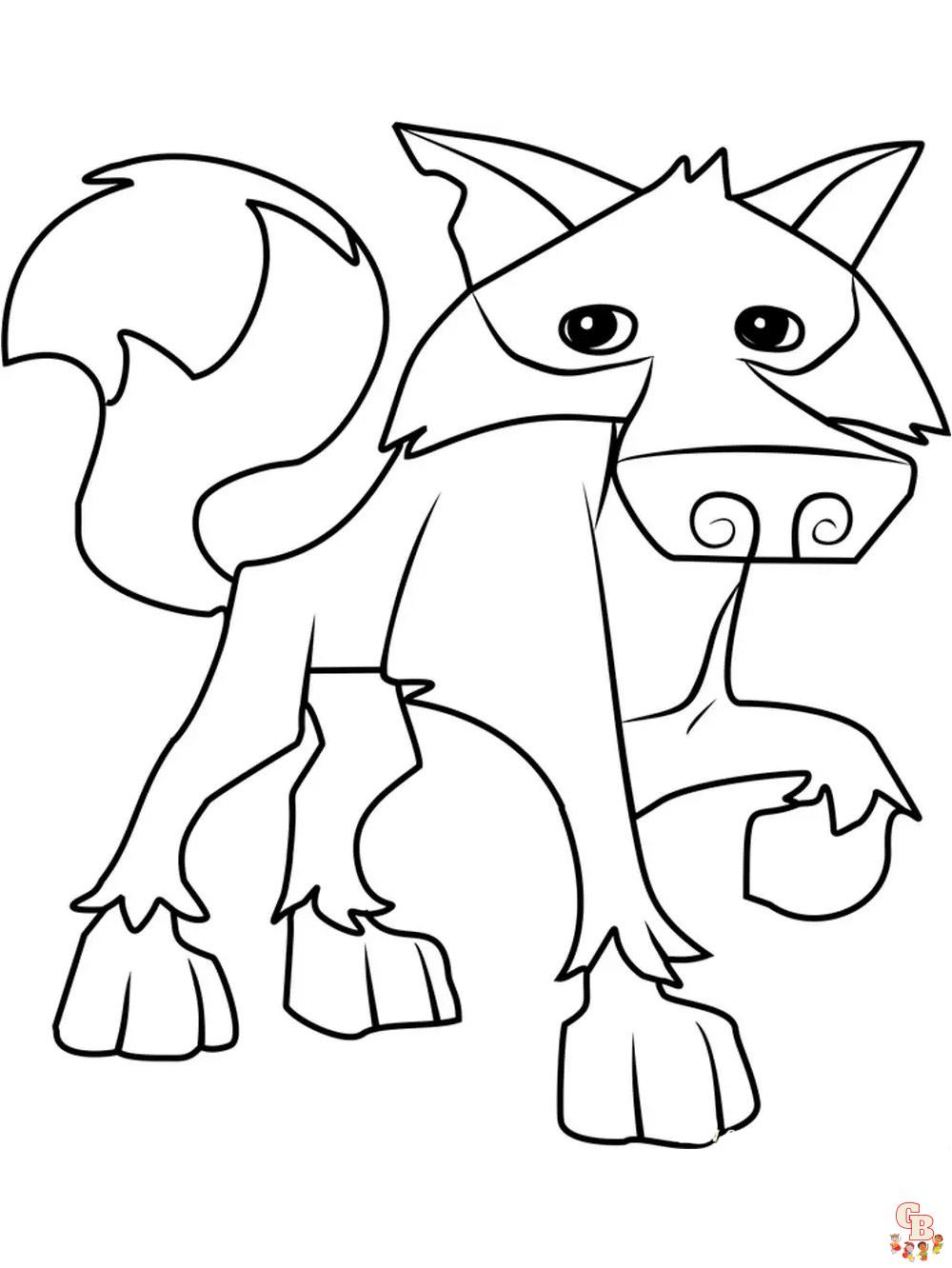 Animal Jam Coloring Pages 44