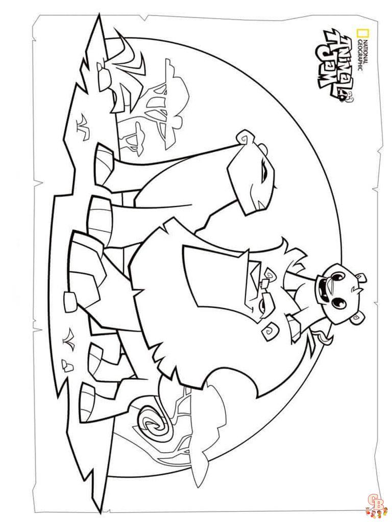 Animal Jam Coloring Pages 7