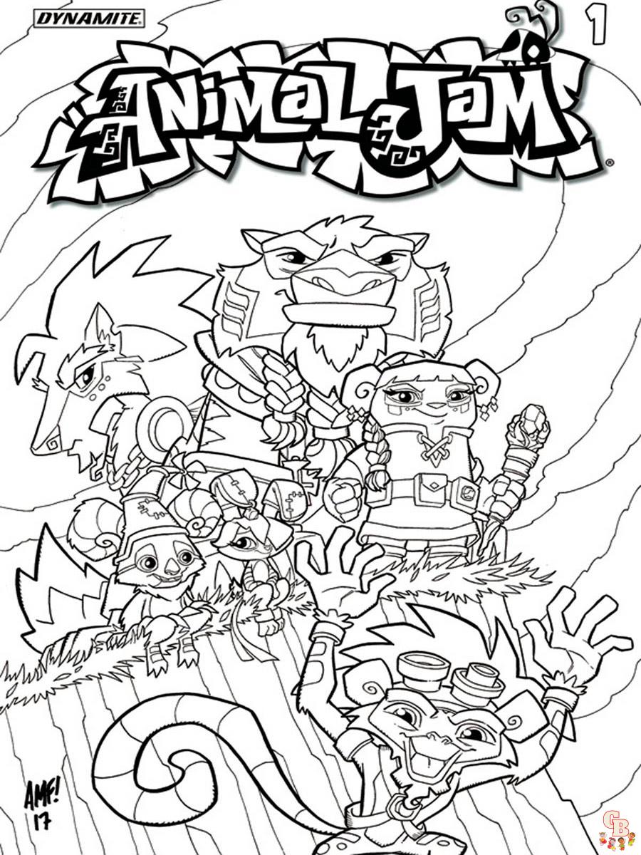 Animal Jam Coloring Pages - Free Printables on GBcoloring