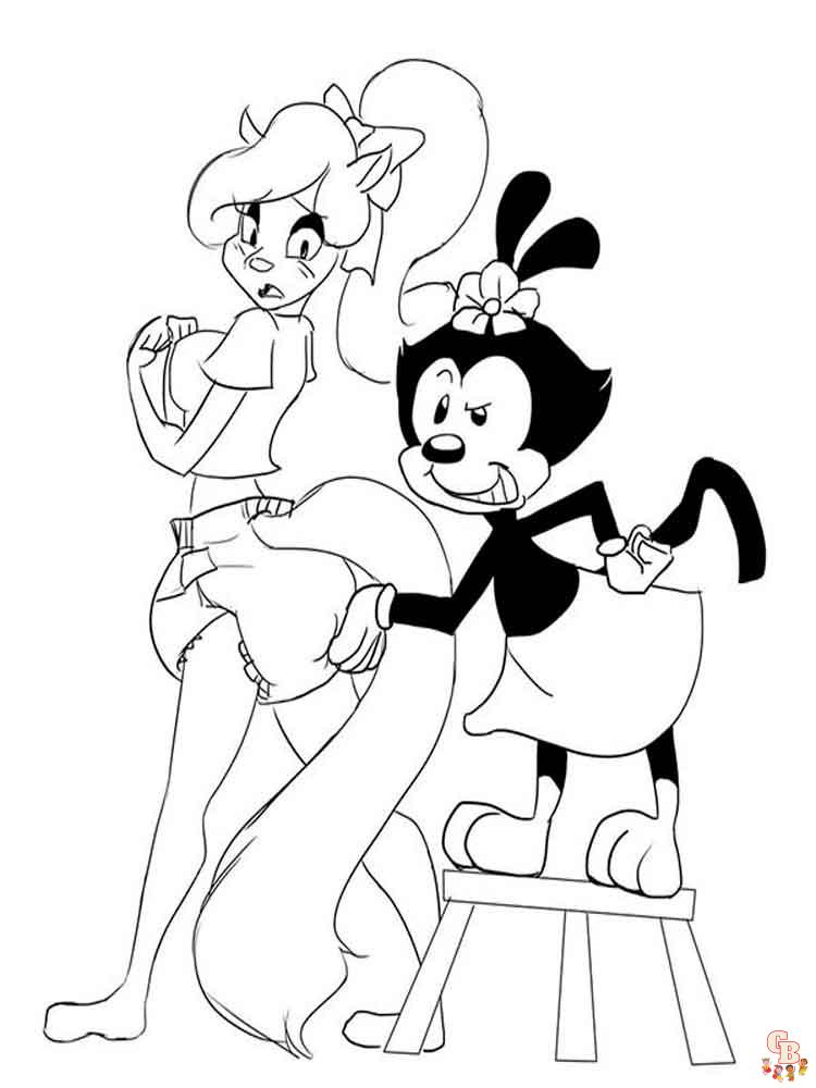 Animaniacs Coloring Pages 10