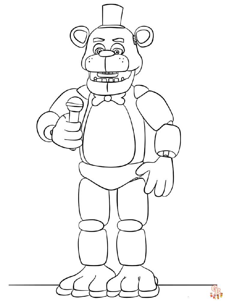 Animatronics Coloring Pages 10