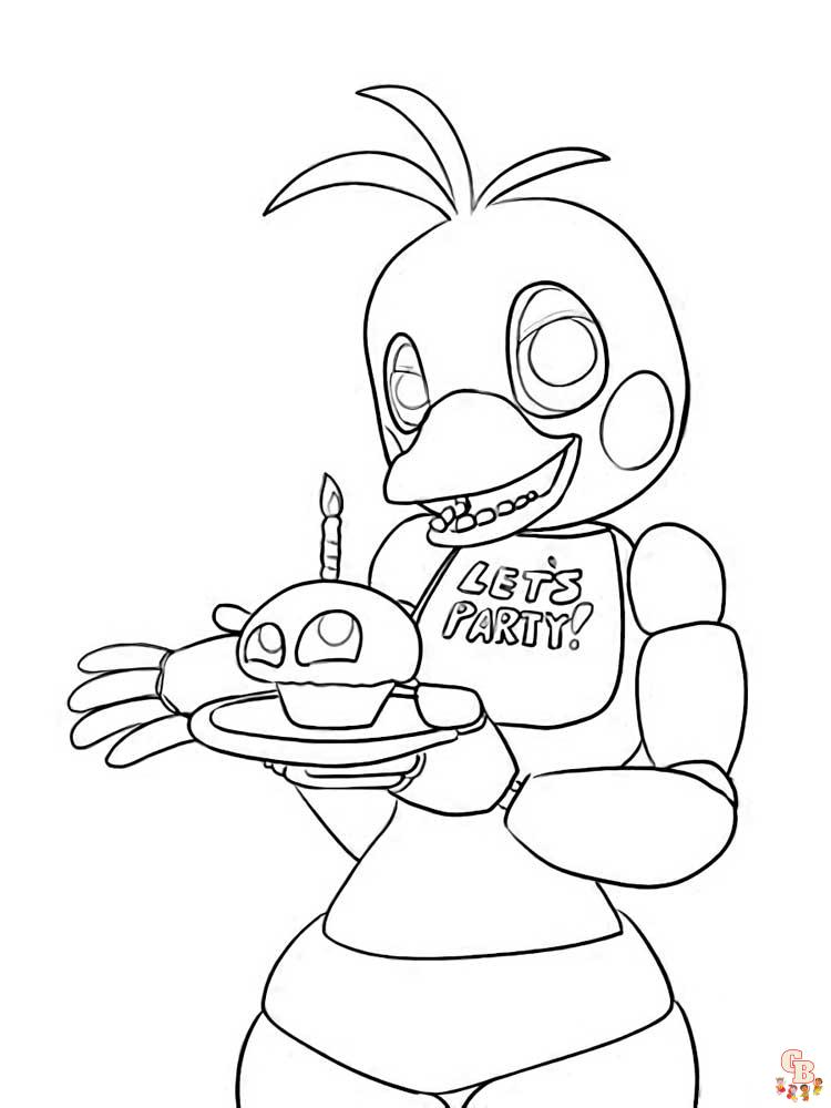 Animatronics Coloring Pages 18