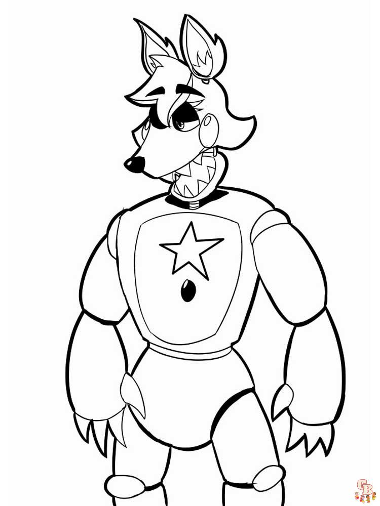 Animatronics Coloring Pages 2
