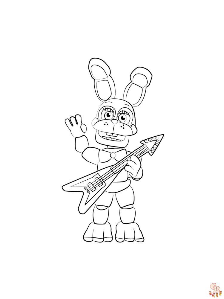 Animatronics Coloring Pages 20