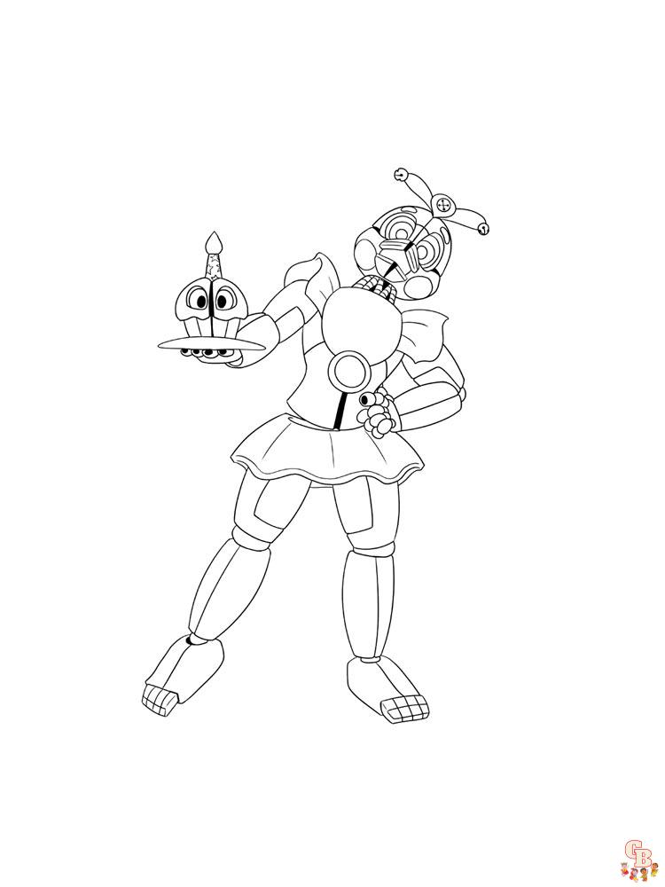 Animatronics Coloring Pages 21