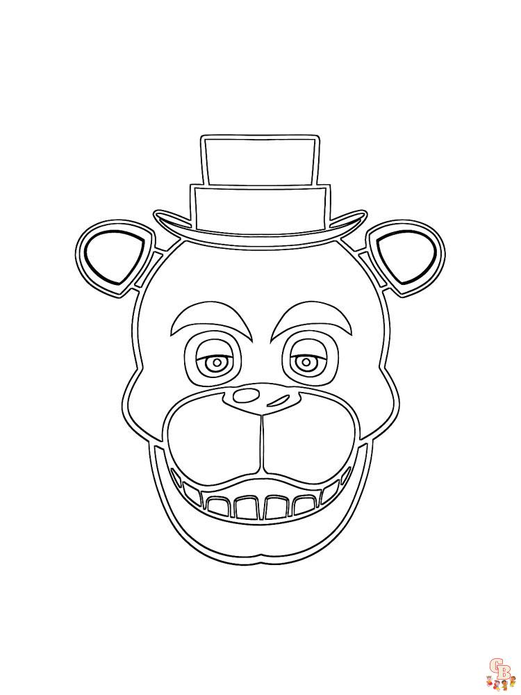 Animatronics Coloring Pages 22