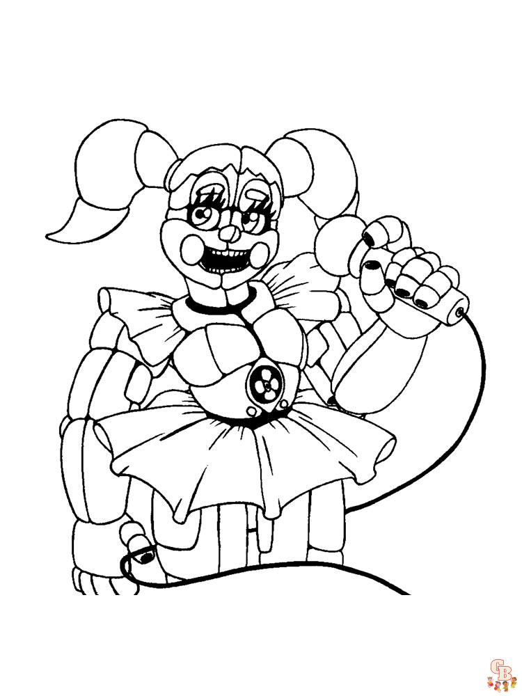 Animatronics Coloring Pages 24