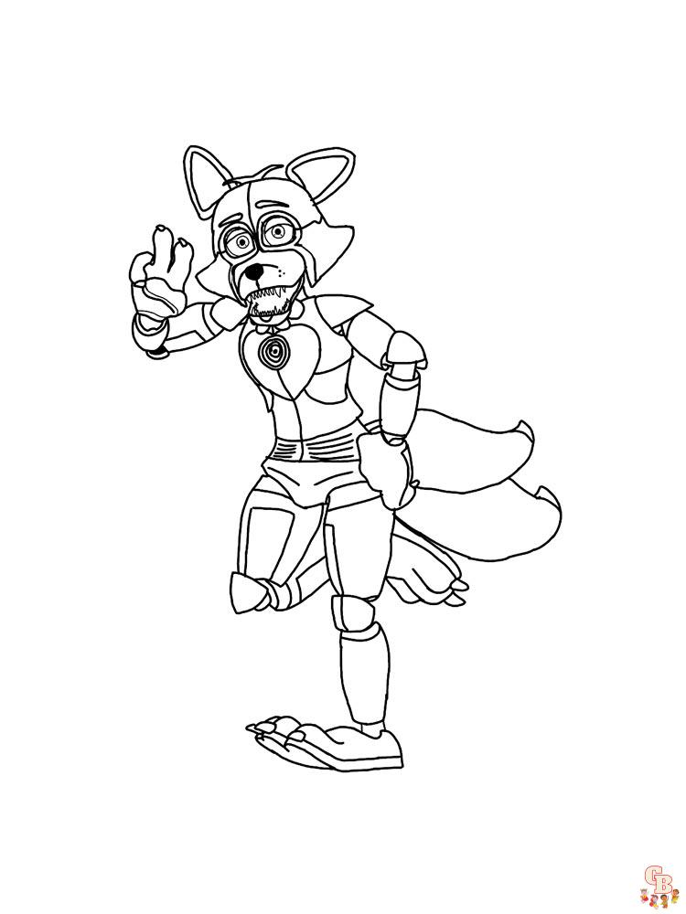 Animatronics Coloring Pages 25