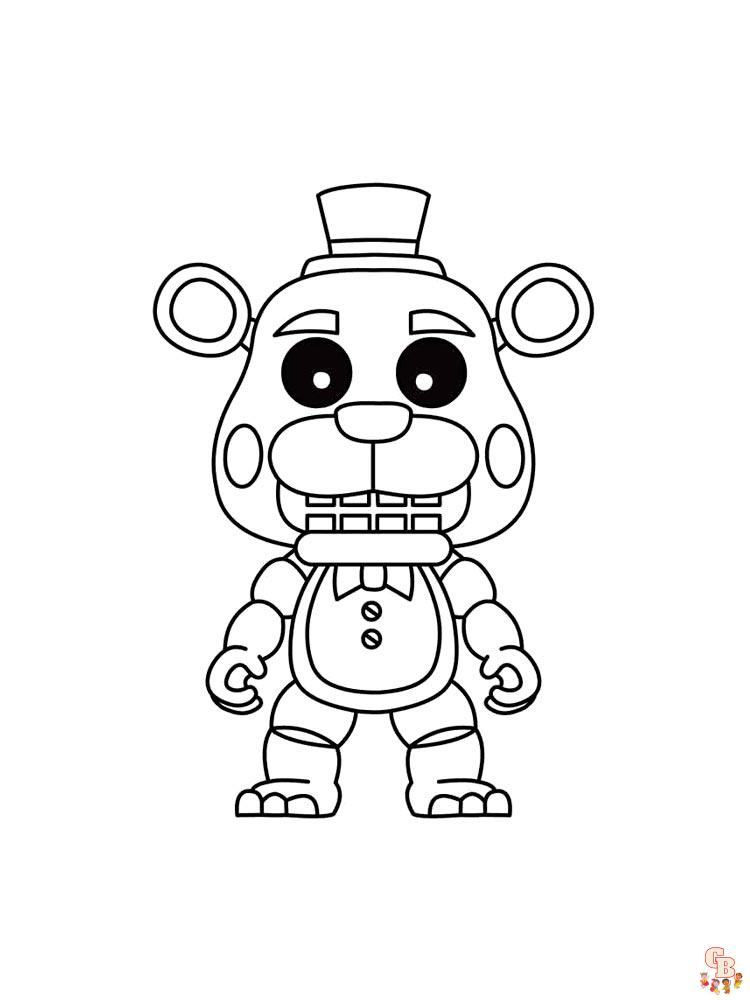 Animatronics Coloring Pages 28
