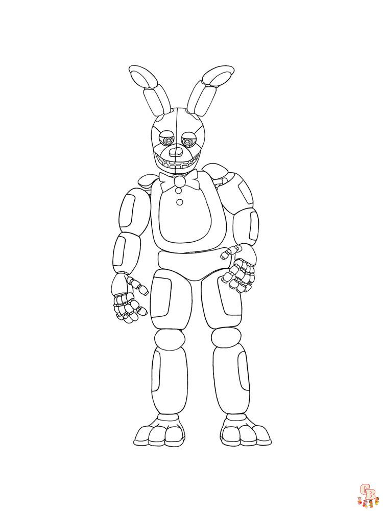 Animatronics Coloring Pages 29