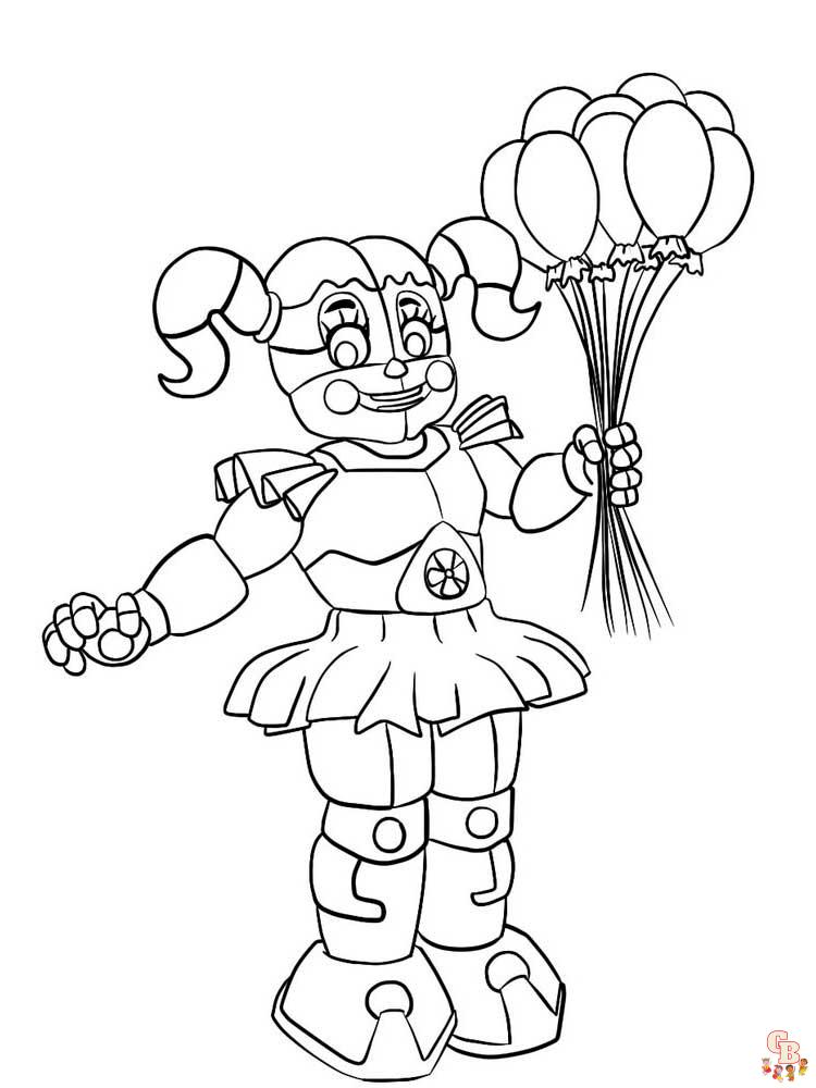 Animatronics Coloring Pages 3