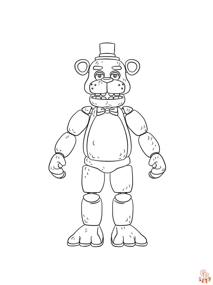 Animatronics Coloring Pages 32