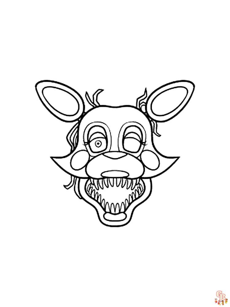 Animatronics Coloring Pages 34