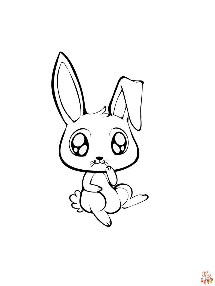 Anime Animals Coloring Pages 13