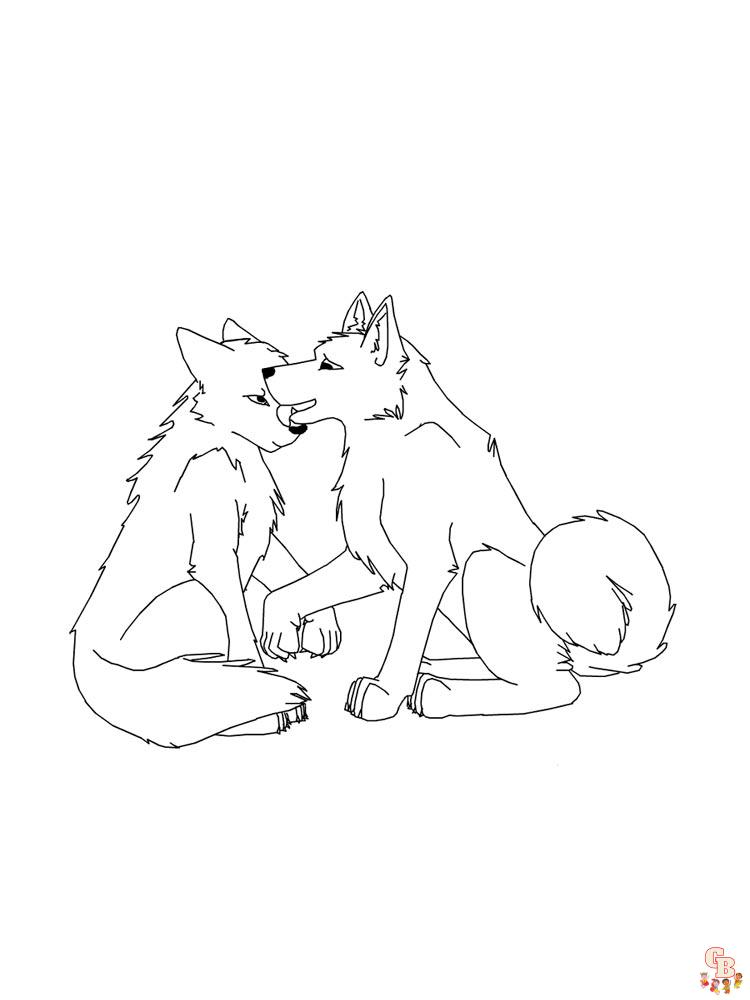 Anime Animals Coloring Pages 15