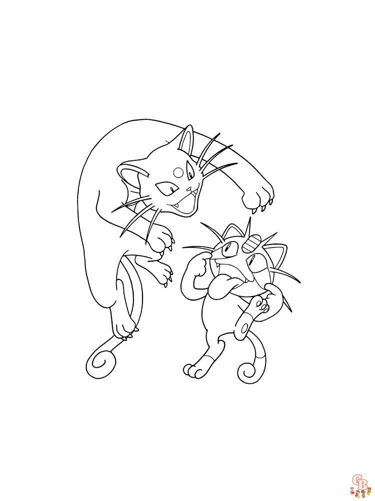 Anime Animals Coloring Pages 16
