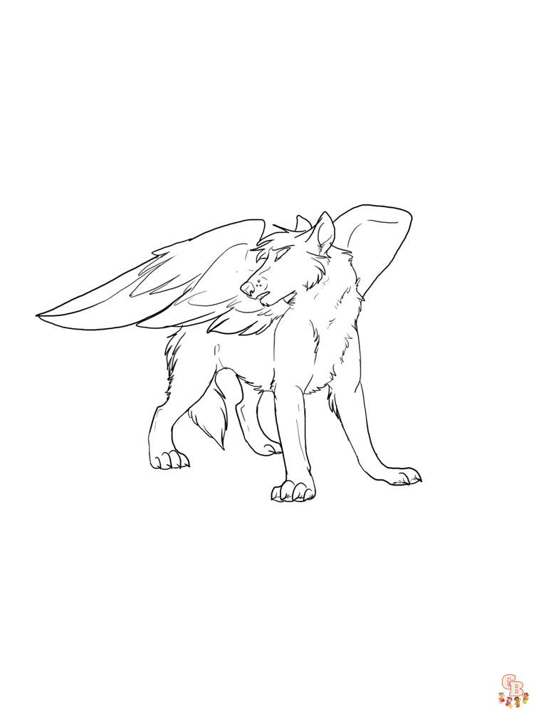 Anime Animals Coloring Pages 17