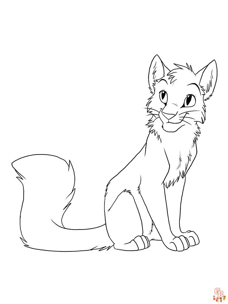 Anime Animals Coloring Pages 21
