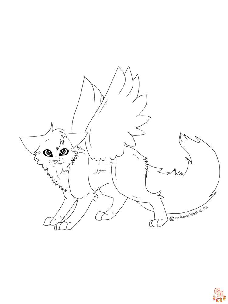 Anime Animals Coloring Pages 34
