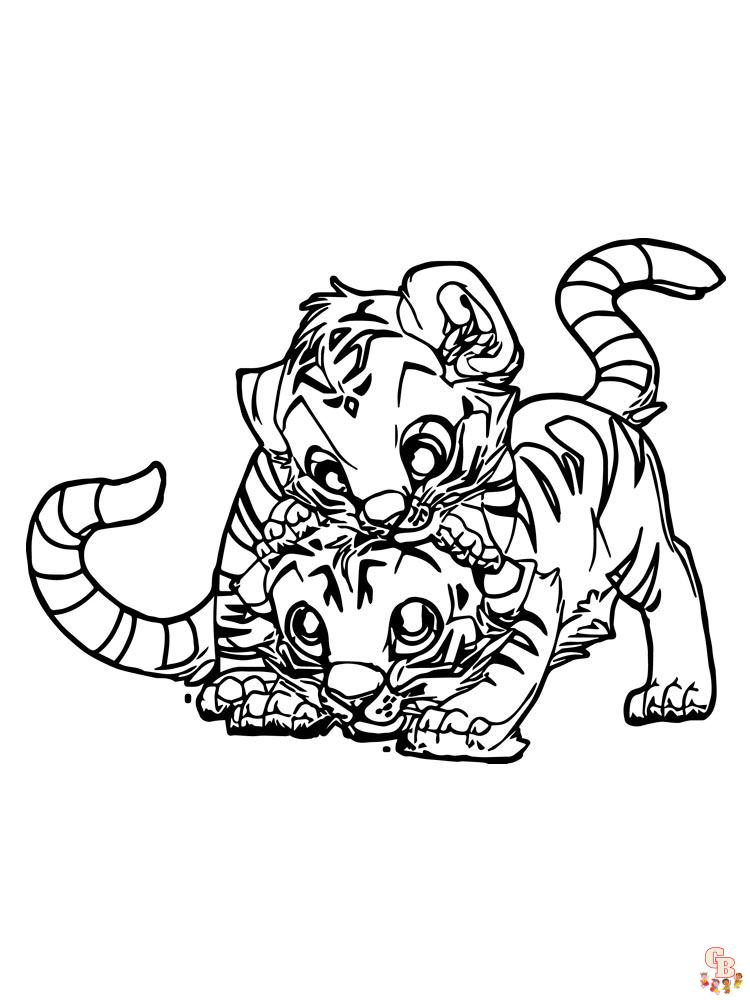 Anime Animals Coloring Pages 35
