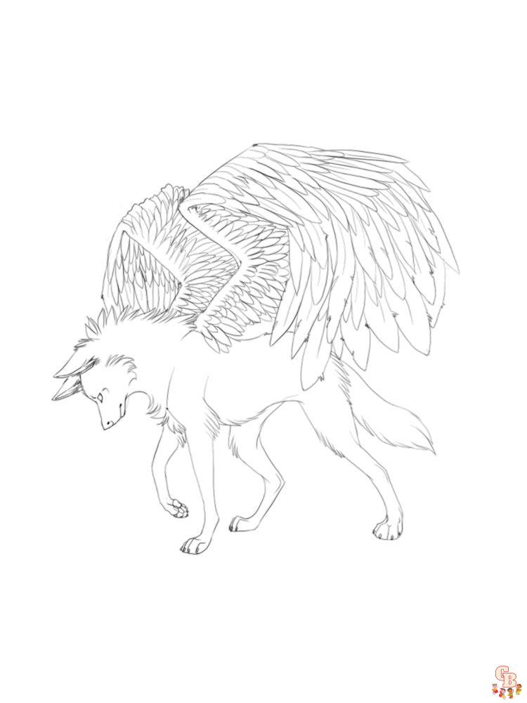Anime Animals Coloring Pages 37