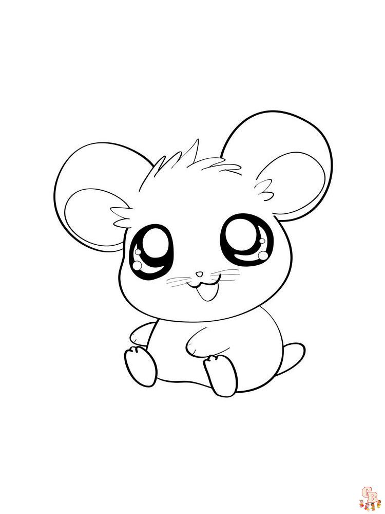 Anime Animals Coloring Pages | GBcoloring