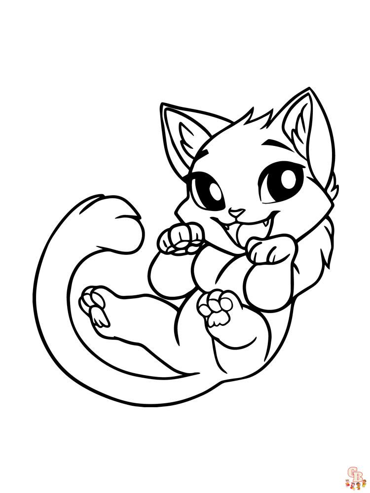 Anime Animals Coloring Pages 6