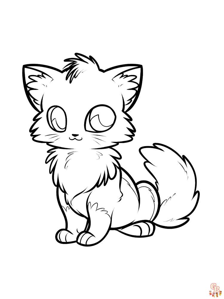 Anime Animals Coloring Pages 7