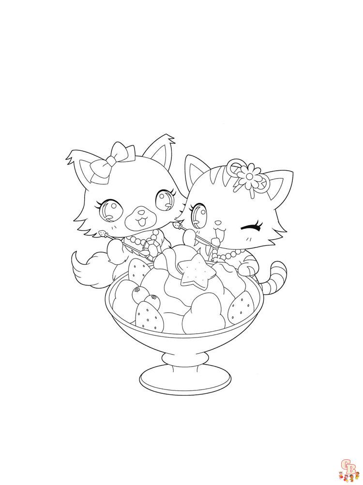 Anime Animals Coloring Pages 8
