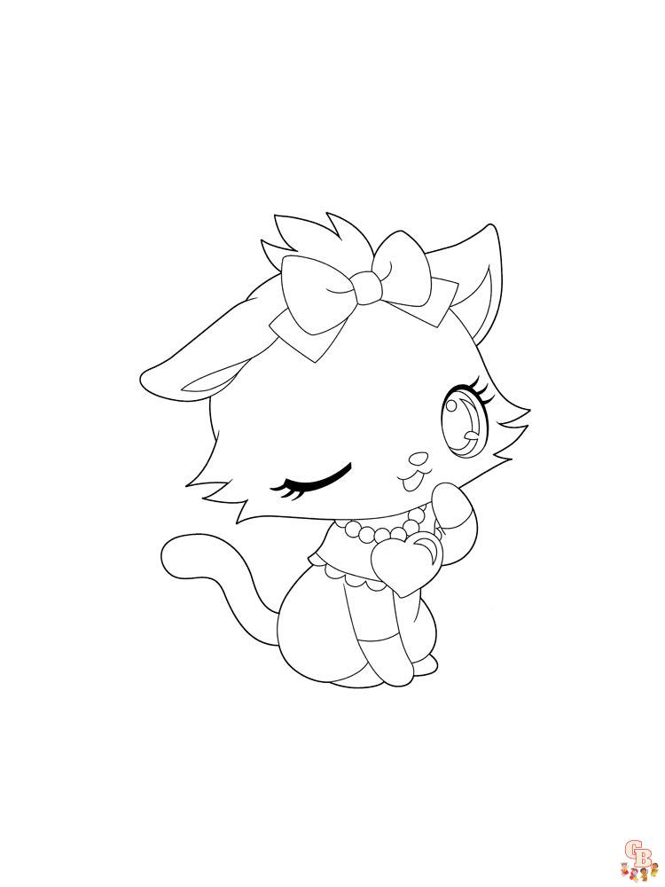 Anime Animals Coloring Pages 9
