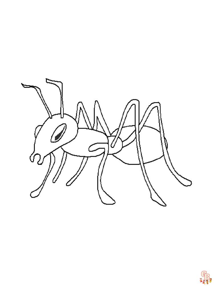 Ant Coloring Pages 25