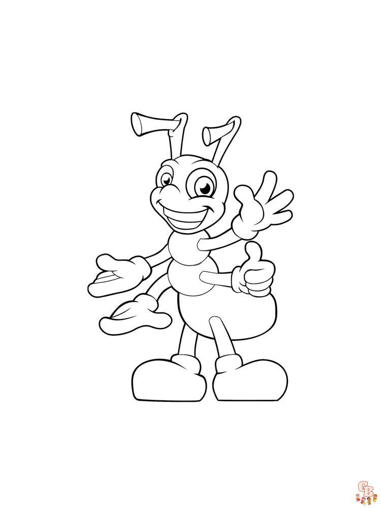 Ant Coloring Pages 28