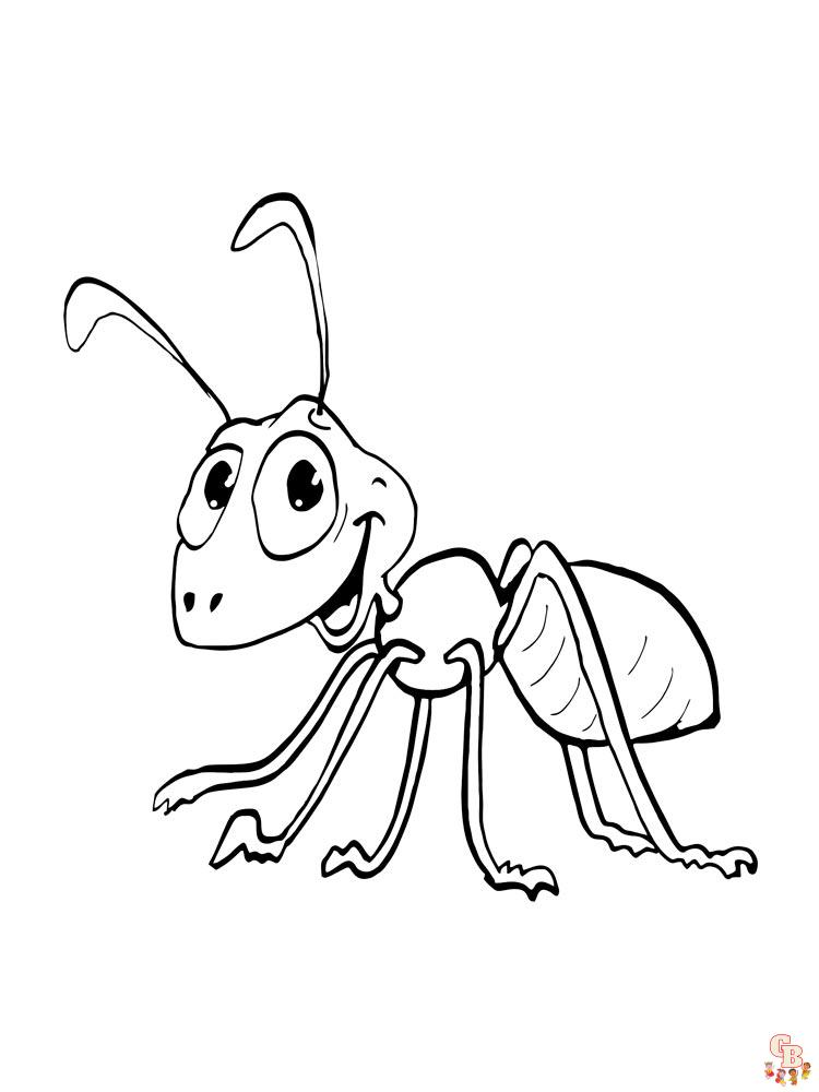 Ant Coloring Pages 29