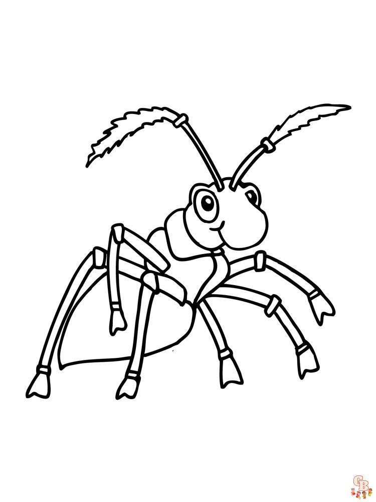 Ant Coloring Pages 30