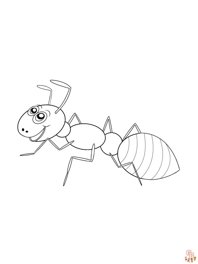 Ant Coloring Pages 33