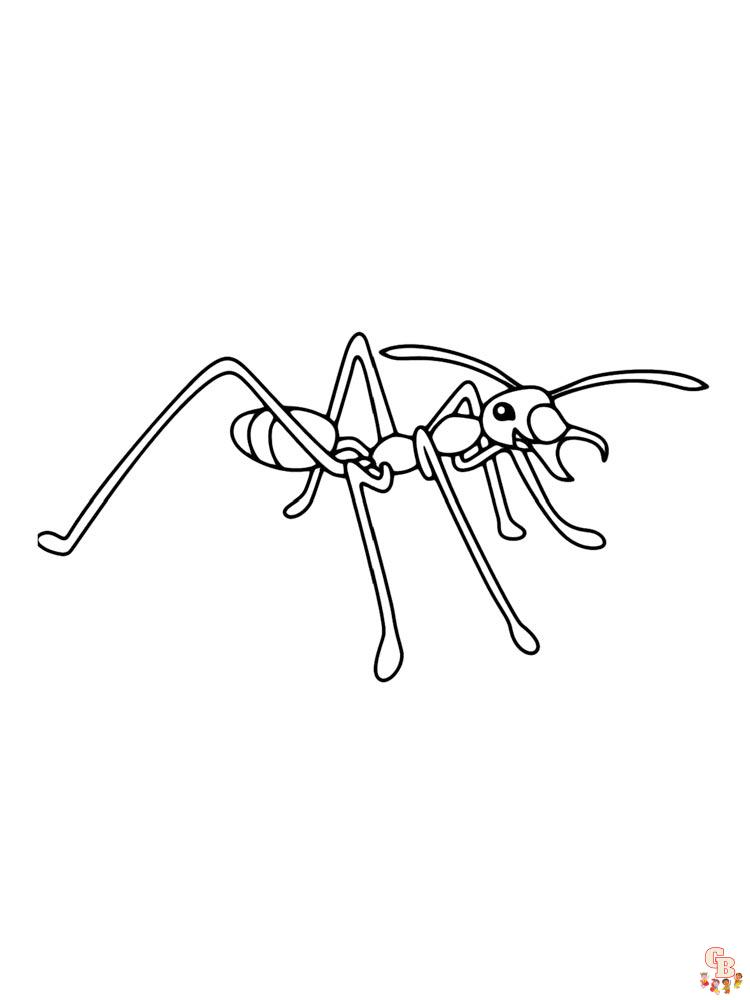 Ant Coloring Pages 38