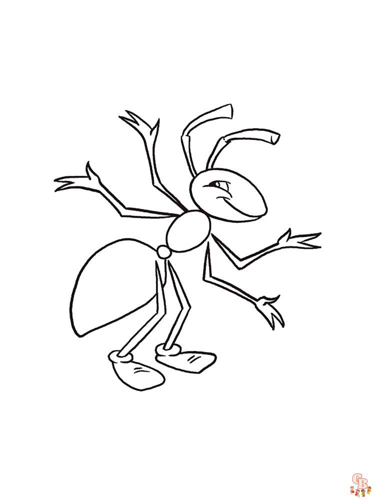 Ant Coloring Pages 40