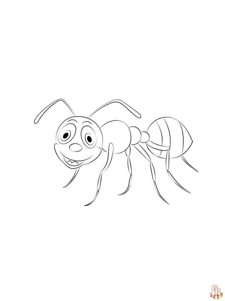 Ant Coloring Pages 44