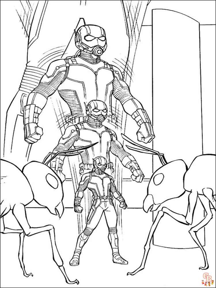 Ant Man Coloring Pages For Boys 10