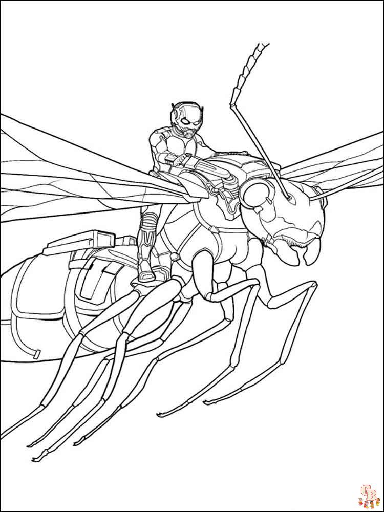 Ant Man Coloring Pages For Boys 11