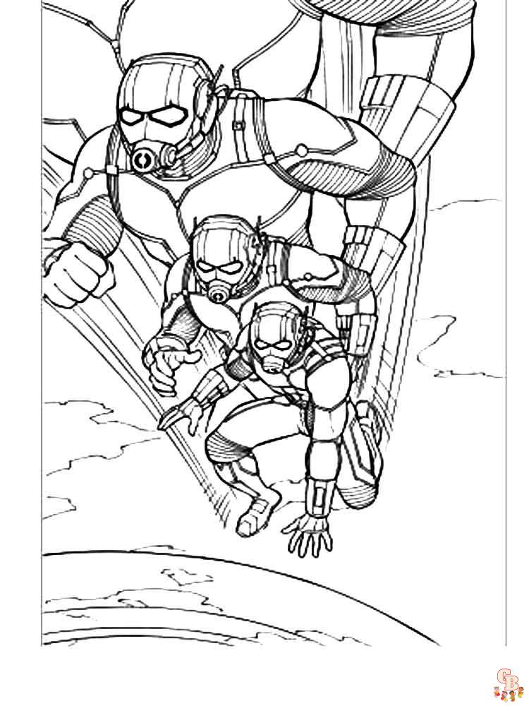 Ant Man Coloring Pages For Boys 12