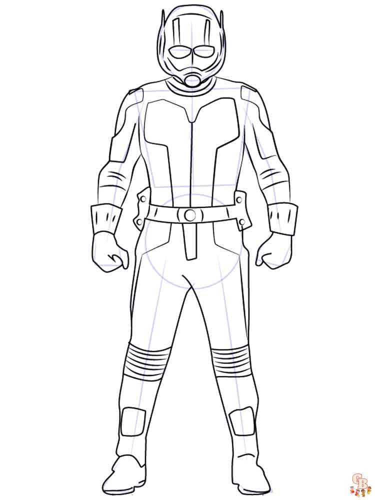 Ant Man Coloring Pages For Boys 13