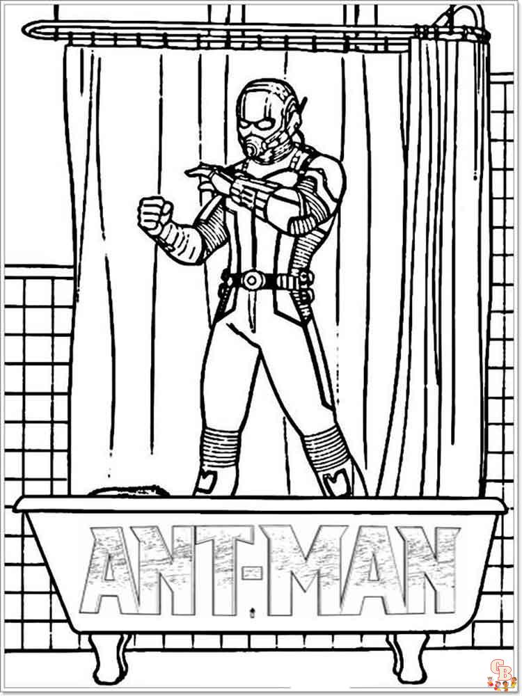 Ant Man Coloring Pages For Boys 14