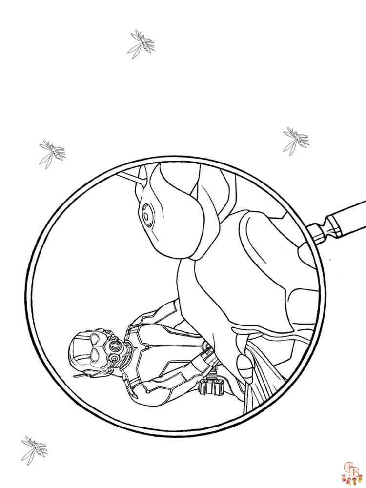 Ant Man Coloring Pages For Boys 4