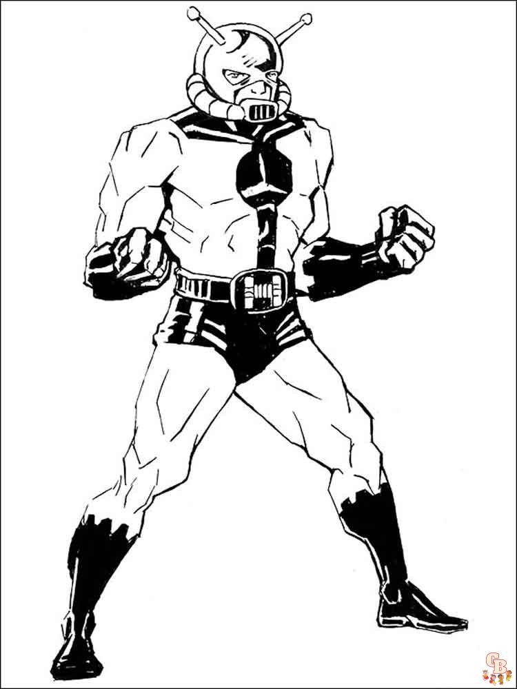 Ant Man Coloring Pages For Boys 6