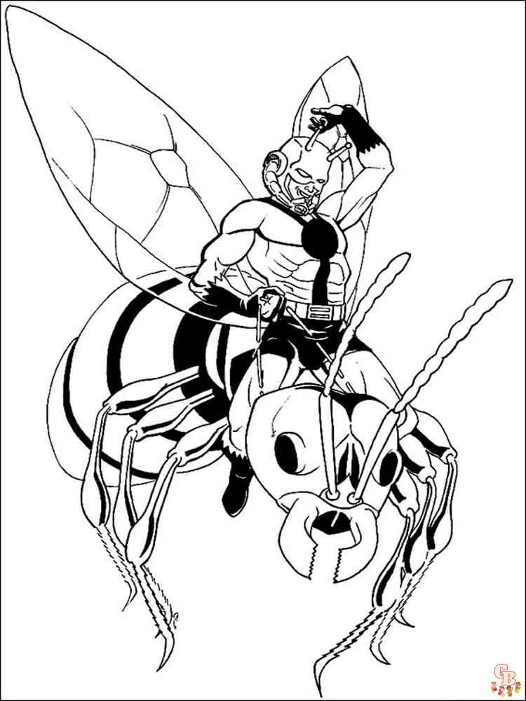 Ant Man Coloring Pages For Boys 7