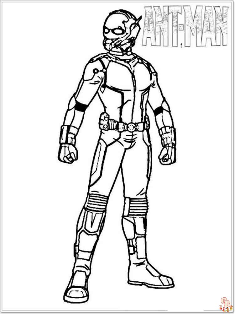 Ant Man Coloring Pages For Boys 9