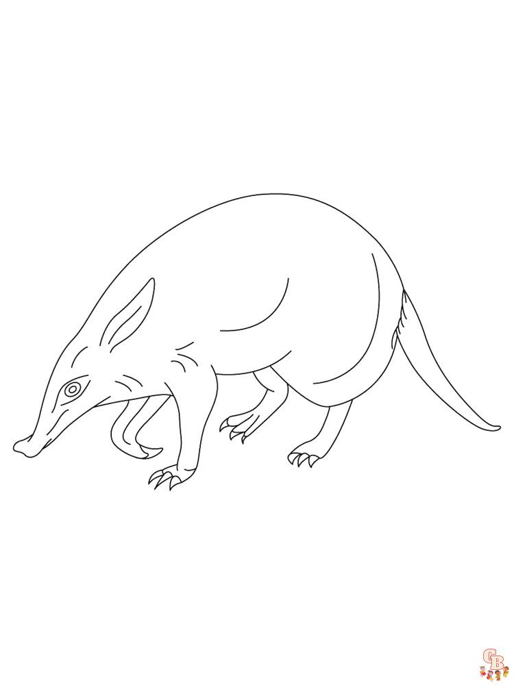Anteater Coloring Pages 14