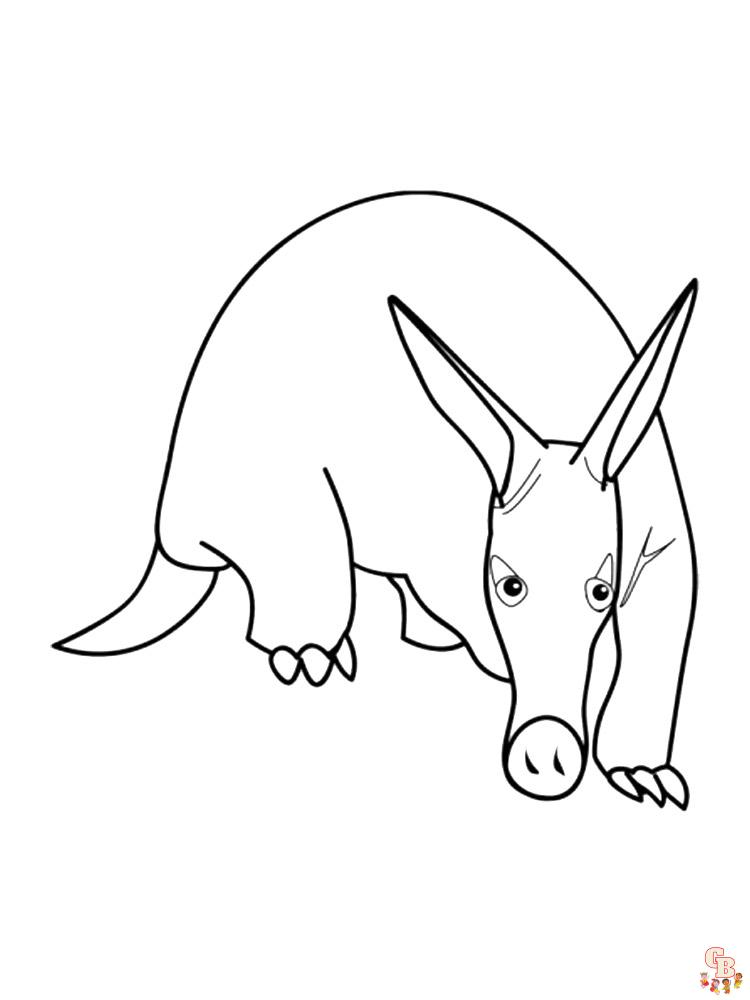 Anteater Coloring Pages 17