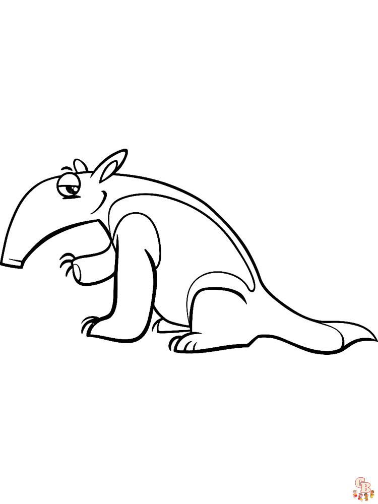 Anteater Coloring Pages 18